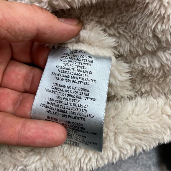 Levi's Brown and Tan Plaid Jacket with Gray Hood - Picture 7 of 9